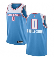 Youth Nike Sacramento Kings #0 Willie Cauley-Stein Swingman Blue NBA Jersey - 2018 19 City Edition