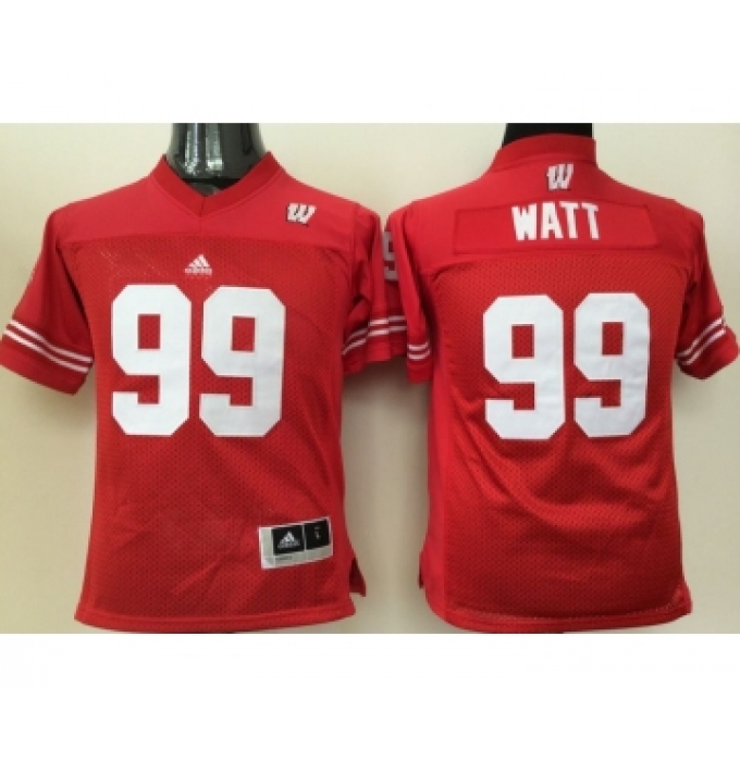 Ohio State Buckeyes 99 JJ Watt Red Women College Football Jersey