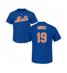 MLB Nike New York Mets #19 Jay Bruce Royal Blue Name & Number T-Shirt