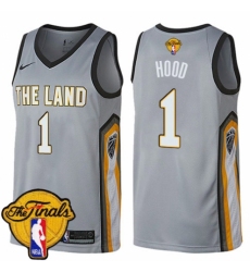 Youth Nike Cleveland Cavaliers #1 Rodney Hood Swingman Green Salute to Service 2018 NBA Finals Bound NBA Jersey