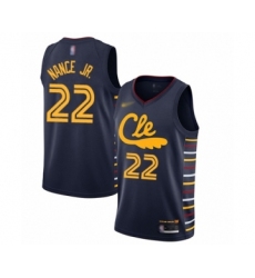 Youth Cleveland Cavaliers #22 Larry Nance Jr. Swingman Navy Basketball Jersey - 2019 20 City Edition