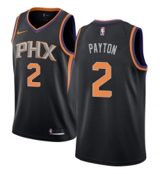 Men's Nike Phoenix Suns #2 Elfrid Payton Swingman Black Alternate NBA Jersey Statement Edition