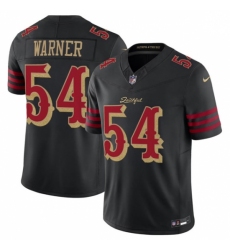 Women's San Francisco 49ers #54 Fred Warner Black 2025 F.U.S.E. “Rivalries” Vapor Limited Football Stitched Jersey