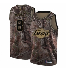 Men's Nike Los Angeles Lakers #1 JaVale McGee Swingman Camo Realtree Collection NBA Jersey