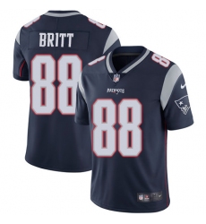 Youth Nike New England Patriots #88 Kenny Britt Navy Blue Team Color Vapor Untouchable Limited Player NFL Jersey