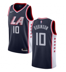 Youth Nike Los Angeles Clippers #10 Jerome Robinson Swingman Navy Blue NBA Jersey - City Edition