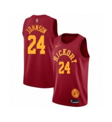Women's Indiana Pacers #24 Alize Johnson Swingman Red Hardwood Classics Basketball Jersey