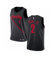 Women's Portland Trail Blazers #2 Gary Trent Jr. Swingman Black Basketball Jersey - 2018 19 City Edition