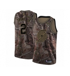 Women's Portland Trail Blazers #2 Gary Trent Jr. Swingman Camo Realtree Collection Basketball Jersey