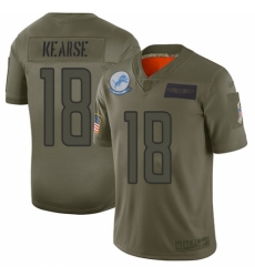 Youth Detroit Lions #18 Jermaine Kearse Limited Camo 2019 Salute to Service Football Jersey