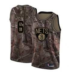 Youth Nike Brooklyn Nets #6 Jared Dudley Swingman Camo Realtree Collection NBA Jersey