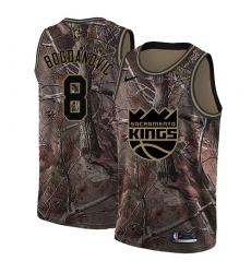 Men's Nike Sacramento Kings #8 Bogdan Bogdanovic Swingman Camo Realtree Collection NBA Jersey