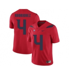 Arizona Wildcats 4 Rhett Rodriguez Red College Football Jersey