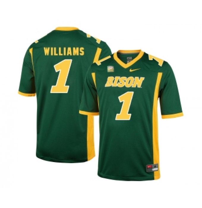 North Dakota State Bison 1 Marcus Williams Green College Football Jersey