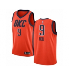 Women's Oklahoma City Thunder #9 Nerlens Noel Orange Swingman Jersey - Earned Edition