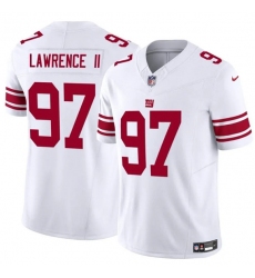 Men's New York Giants #97 Dexter Lawrence II White 2025 F.U.S.E. Vapor Untouchable Limited Football Stitched Jersey