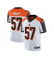 Men's Cincinnati Bengals #57 Germaine Pratt White Vapor Untouchable Limited Player Football Jersey