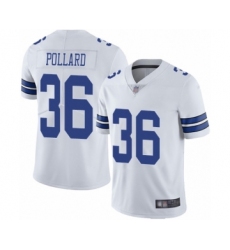 Youth Dallas Cowboys #36 Tony Pollard White Vapor Untouchable Limited Player Football Jersey