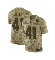 Men's Jacksonville Jaguars #41 Josh Allen Limited Camo 2018 Salute to Service Football Jersey