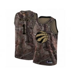 Women's Toronto Raptors #1 Patrick McCaw Swingman Camo Realtree Collection 2019 Basketball Finals Bound Jersey