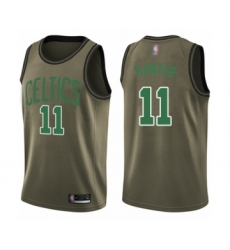 Youth Boston Celtics #11 Enes Kanter Swingman Green Salute to Service Basketball Jersey