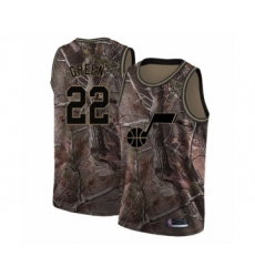 Youth Utah Jazz #22 Jeff Green Swingman Camo Realtree Collection Basketball Jersey