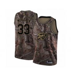 Women's Oklahoma City Thunder #33 Mike Muscala Swingman Camo Realtree Collection Basketball Jersey