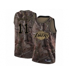Youth Los Angeles Lakers #11 Avery Bradley Swingman Camo Realtree Collection Basketball Jersey