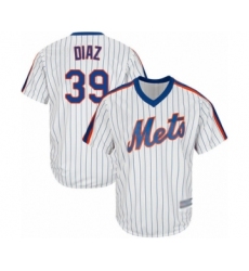 Youth New York Mets #39 Edwin Diaz Authentic White Alternate Cool Base Baseball Jersey