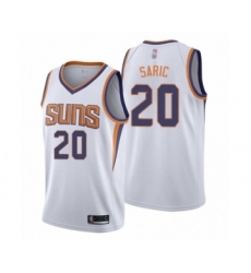 Women's Phoenix Suns #20 Dario Saric Swingman White Basketball Jersey - Association Edition