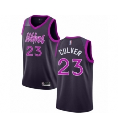 Youth Minnesota Timberwolves #23 Jarrett Culver Swingman Purple Basketball Jersey - City Edition