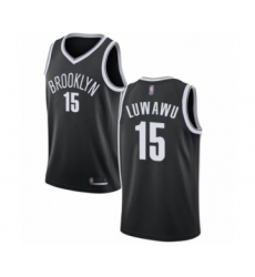 Youth Brooklyn Nets #15 Timothe Luwawu Authentic Black Basketball Jersey - Icon Edition