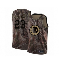 Youth Los Angeles Clippers #23 Lou Williams Swingman Camo Realtree Collection Basketball Jersey
