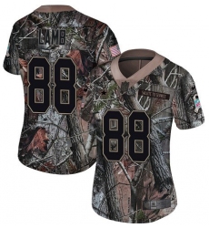 Women's Dallas Cowboys #88 CeeDee Lamb Camo Stitched Limited Rush Realtree Jersey