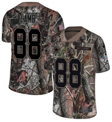 Youth Dallas Cowboys #88 CeeDee Lamb Camo Stitched Limited Rush Realtree Jersey