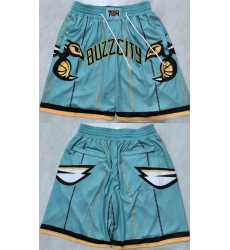 Men's Charlotte Hornets Teal Shorts (Run Small)
