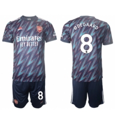 Men 2021-2022 Club Arsenal away blue 8 Soccer Jersey