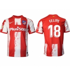 Men 2021-2022 Club Atletico Madrid home aaa version red 18 Nike Soccer Jersey