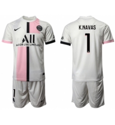 Men 2021-2022 Club Paris St German away white 1 Soccer Jersey