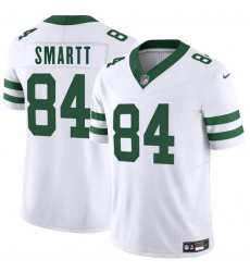 Men's New York Jets #84 Stone Smartt White 2025 F.U.S.E. Vapor Untouchable Limited Football Stitched Jersey
