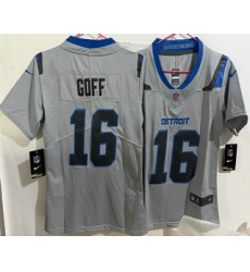 Women's Detroit Lions #16 Jared Goff 2026 Vapor Rivalries Collection Limited Stitched Jersey