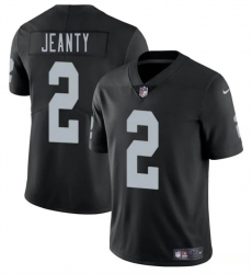 Men's Las Vegas Raiders #2 Ashton Jeanty Black 2025 Draft Vapor Untouchable Limited Football Stitched Jersey