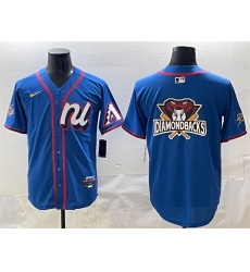 Men's National League Arizona Diamondbacks Team Big Logo Blue 2025 All-Star Edition Limited Stitched Baseball Jersey