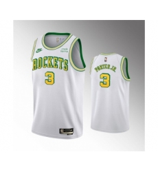 Men's Houston Rockets #3 Kevin Porter Jr. White Swingman Classic Edition Stitched Basketball Jersey