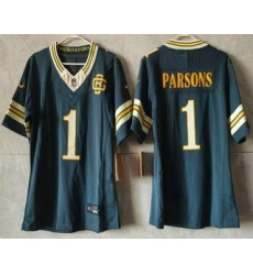 Women's Green Bay Packers #1 Micah Parsons Green 2026 FUSE Rivalries Collection Limited Jersey