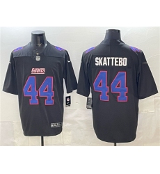 Men's New York Giants #44 Cam Skattebo Black Fashion Vapor Untouchable Limited Football Stitched Jersey