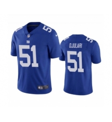 Men's New York Giants #51 Azeez Ojulari Blue Vapor Untouchable Limited Stitched Jersey