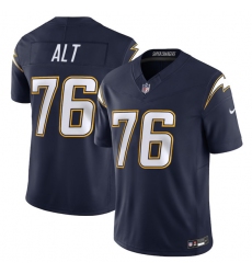 Men's Los Angeles Chargers #76 Joe Alt Navy 2025 F.U.S.E. Alternate Vapor Limited Football Stitched Jersey