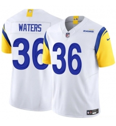Men's Los Angeles Rams #36 Jordan Waters White 2024 F.U.S.E. Vapor Untouchable Football Stitched Jersey