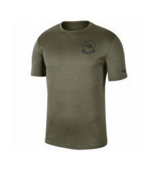 Football Men's Baltimore Ravens Olive 2019 Salute to Service Sideline Seal Legend Performance T-Shirt